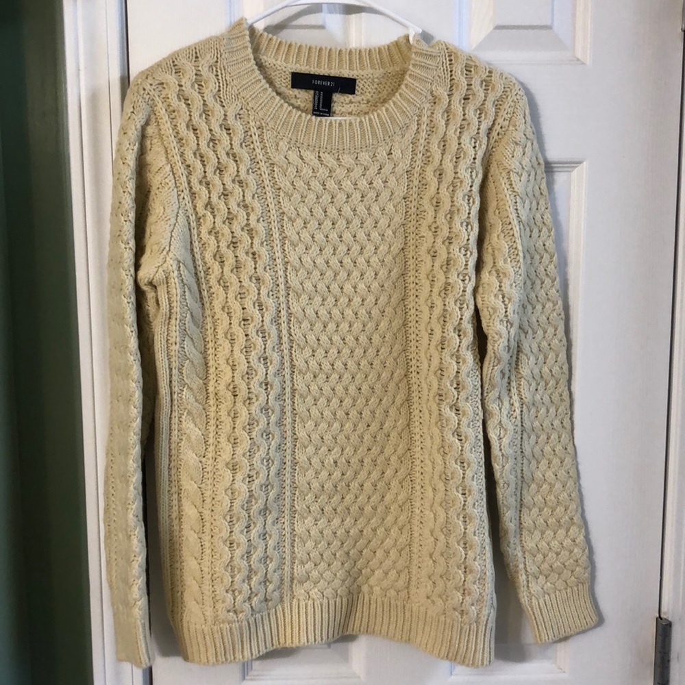 Cream sweater